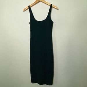 Forever 21 Dark Emerald Green Midi Dress